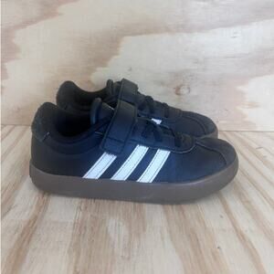 Adidas - VL Court 3.0 - Sneakers - Black - Kids Little Unisex - 1 - ART ID9154